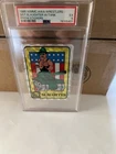 1985 WMMC AWA Wrestlers Prism Stickers Sgt Slaughter WITH TANK PSA 5