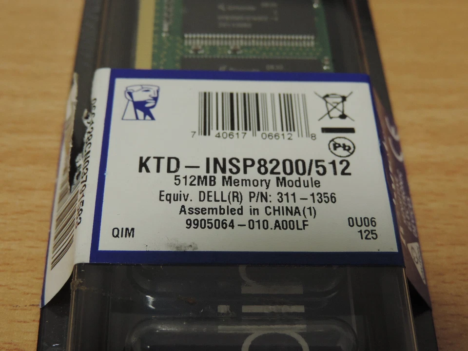 Kingston KTD-INSP8200/512 512 MB DDR SODIMM Memory Module SK022 CC 18 - Image 4 of 4