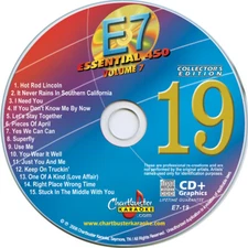 Chartbuster ESSENTIAL Karaoke CD+G E-7 Disc-19 Mix Tracks NEW IN WHITE SLEEVE