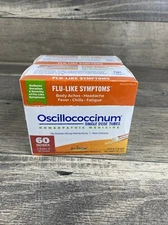 60 Doses Boiron Oscillococcinum Homeopathic Medicine Flu  Exp 4/28