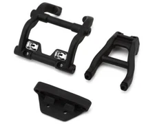 Traxxas Stampede 4x4 Wheelie Bar Mount & Rear Skid Plate Set (Black) [TRA6777X]