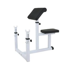 ZENY Preacher Curl Bench Arm Curl Weight Bench Weightlifting, Biceps Triceps ...