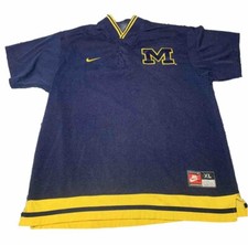 Vintage Nike Team Sports University of Michigan Basketball Warm Up Jersey Men XL