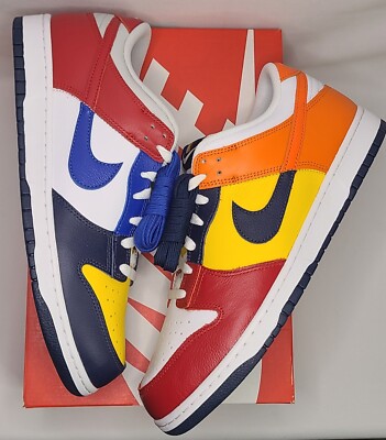 Nike Dunk Low CO.JP What The Dunk | Mens Size 11.5 | Navy Red Grey Orange P. Rod