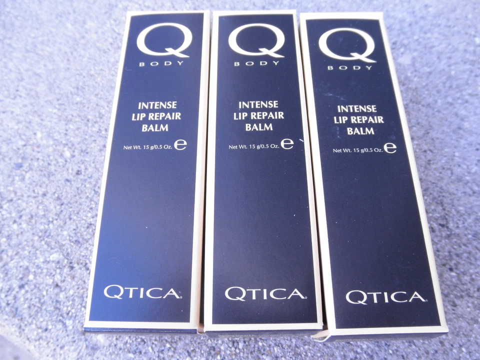 THREE QTICA INTENSE LIP REPAIR BALM 0.5oz each NEW!
