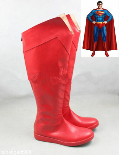 NEU Superman Cosplay Schuhe Stiefel maßgeschneidert - Bild 3 von 11