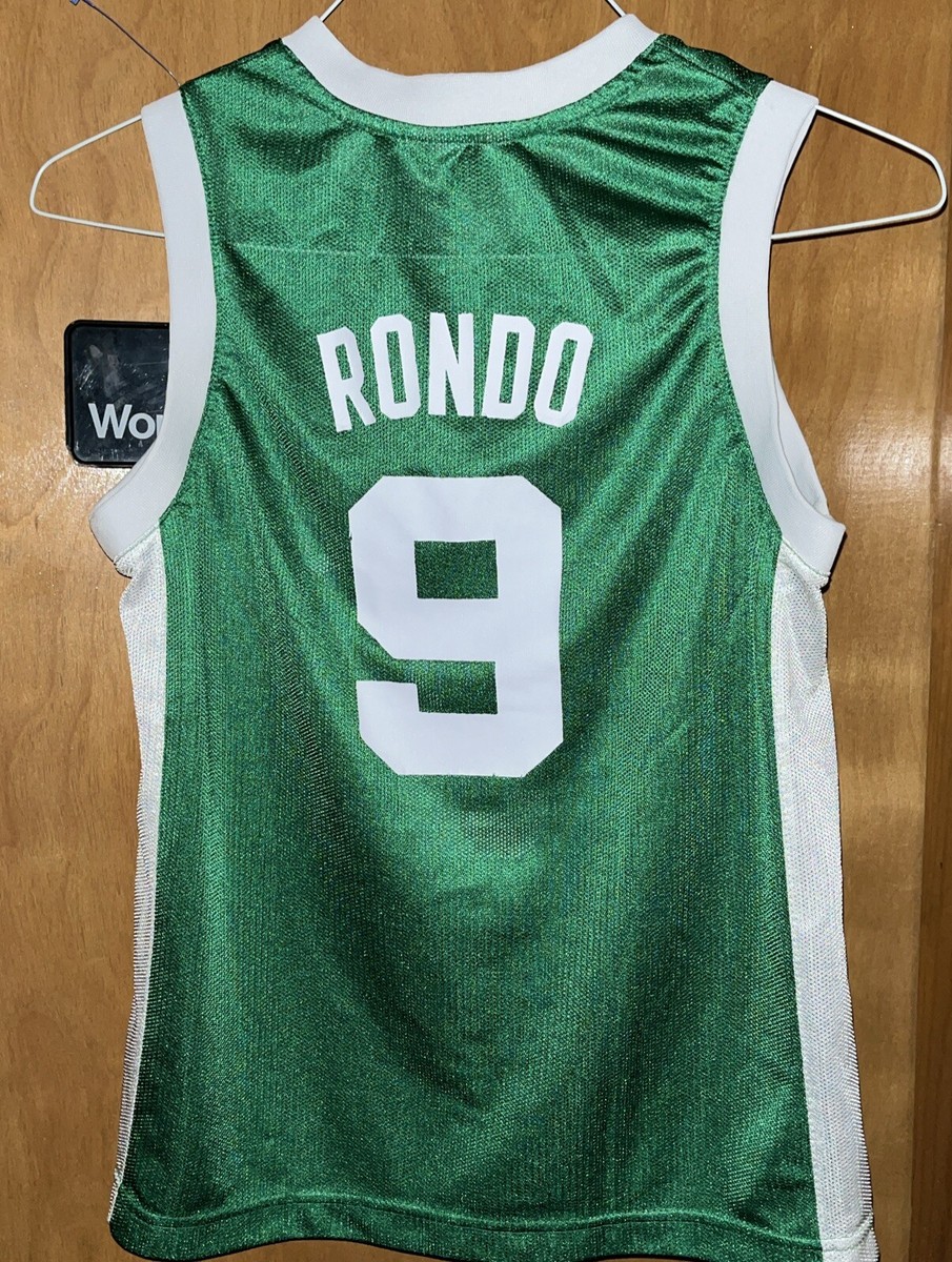 NBA BOSTON CELTICS RAJON RONDO #9 JERSEY LARGE (12-14) (B32) | eBay