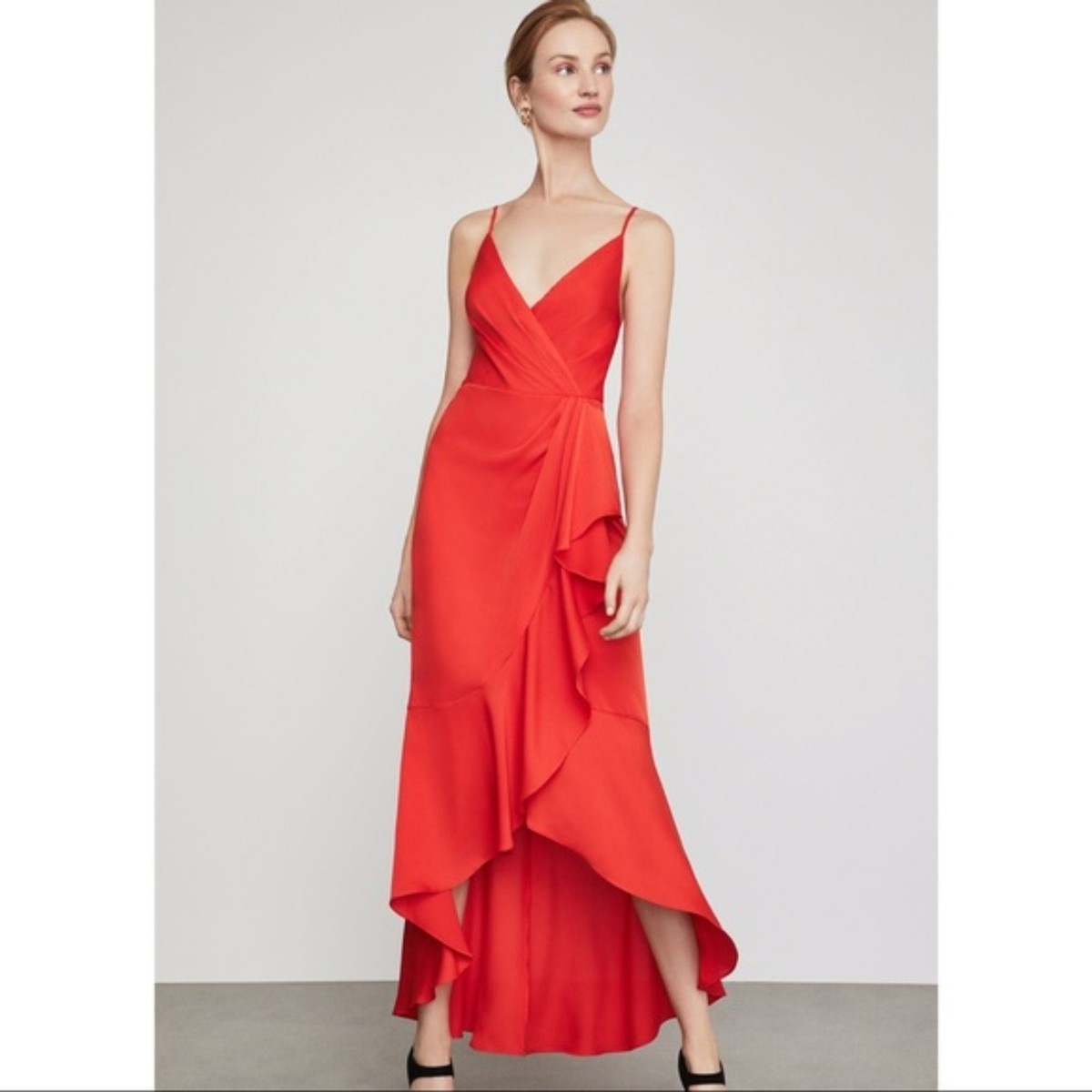⭐️BCBG MAXAZRIA New BCBG MAX AZRIA ELEGANT&SEXY Deep V-neck Geometric MATTE