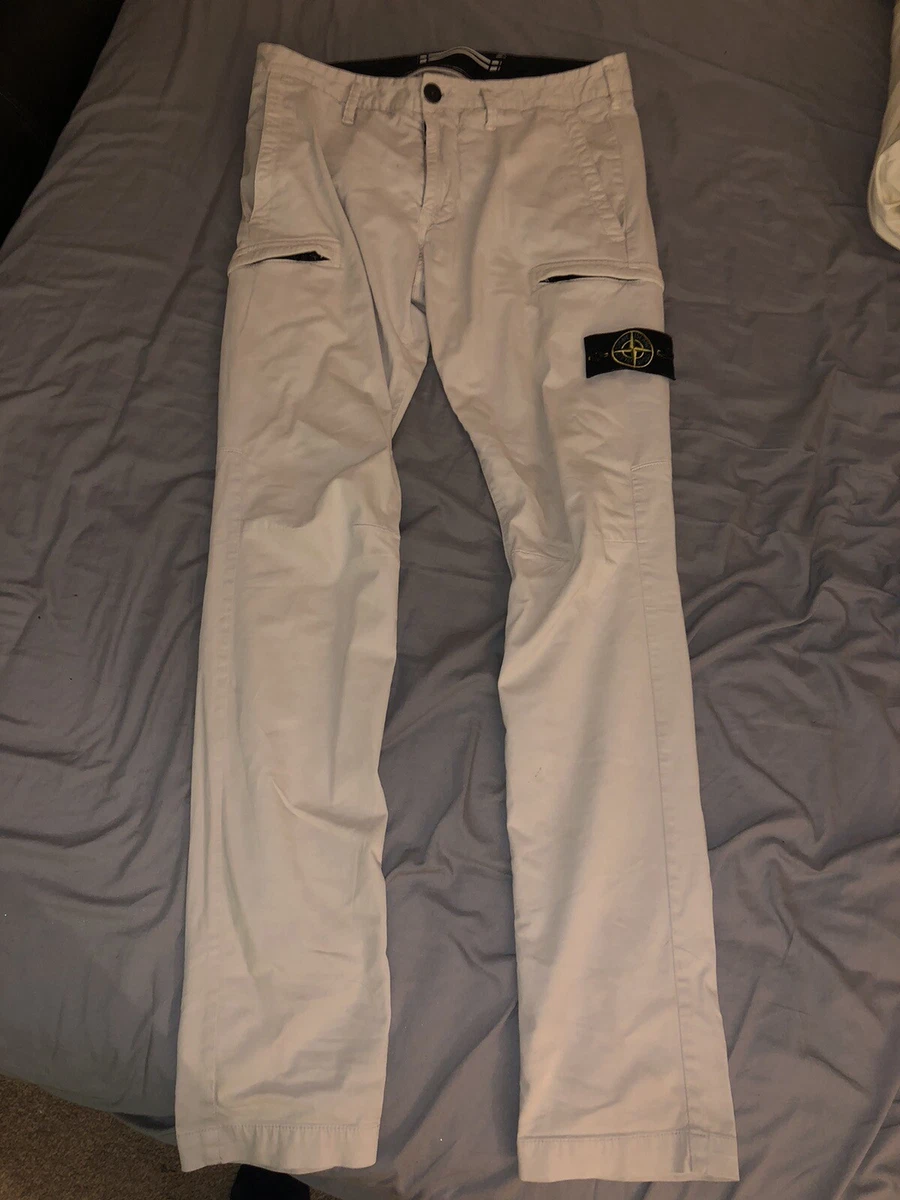 stone island cargo combat trousers w32 Beige Cream eBay