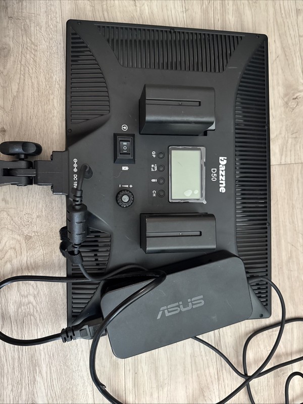 Dazzne D50 Photography Light Panel - BONUS BATTERIES AND AC ADAPTER (NOT EOM)