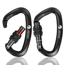 Climbing Carabiner 25KN Large Carabiner Clip Auto Locking Carabiner Obtained ...