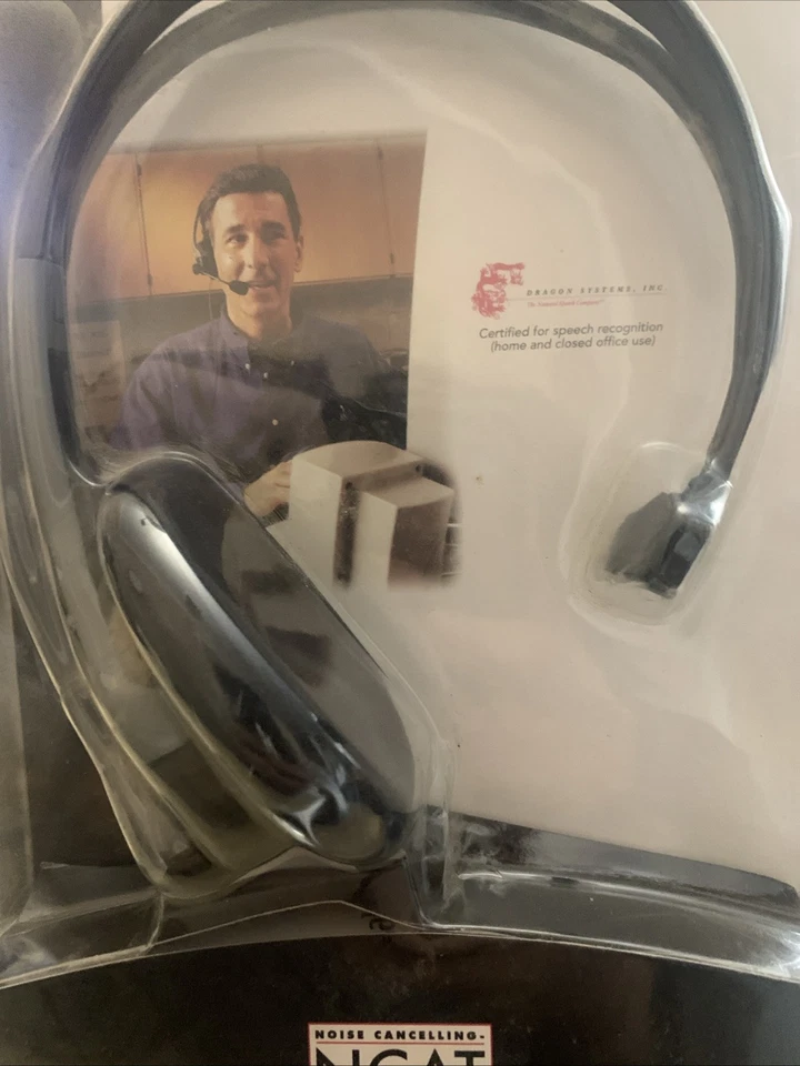 Labtec C-316 Black Headband Headsets w/ Boom Microphone PC Voice Access NEW - Image 3 of 4