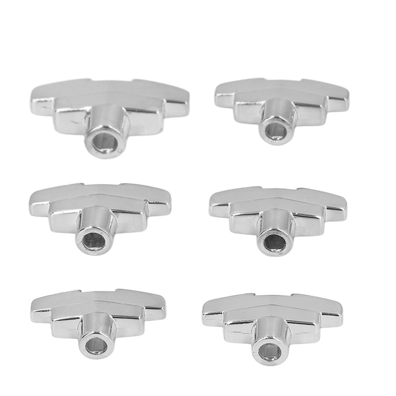 6Pcs Guitar Tuning Peg Buttons Zinc Alloy T Shaped Tuner Heads Replacement For A