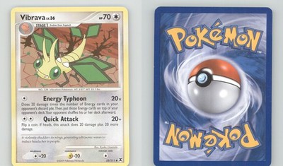VIBRAVA 53/111 UNCOMMON RISING RIVALS POKEMON LIGHTLY PLAYED
