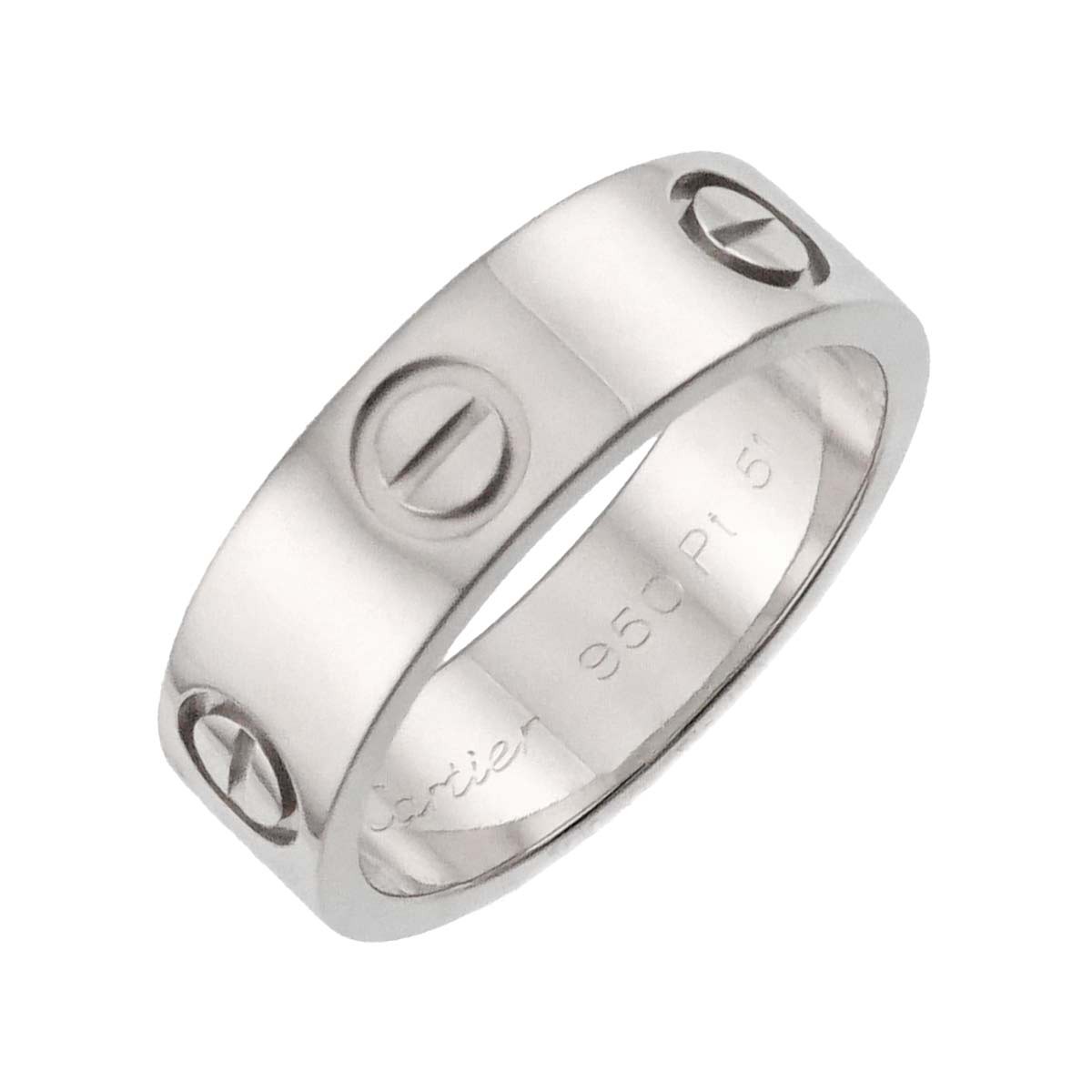 Cartier カルティエ LOVEリング 750WG 51号 Cartier Love Ring Platinum size51 5.25-5.5(US) 90299181 | eBay