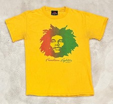 Vintage Y2K 2004 Bob Marley "Freedom Fighter" Shirt Size S Zion Rootswear