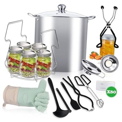 Canning Pot-Canning supplies starter kit, Stainless Steel Canning VICAN-SET