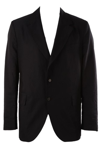 Prada, PRADA NAVY MEN'S COTTON BLAZER IT 48 UK 32