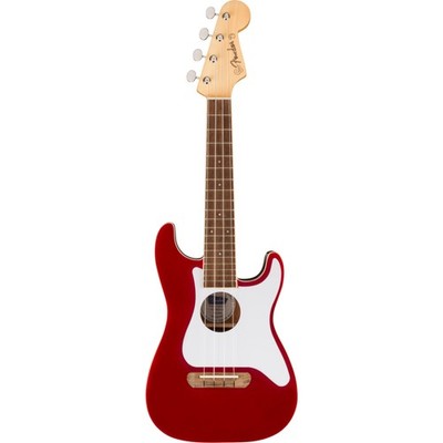 Fender Fullerton Strat Uke Candy Apple Red - Konzert Ukulele