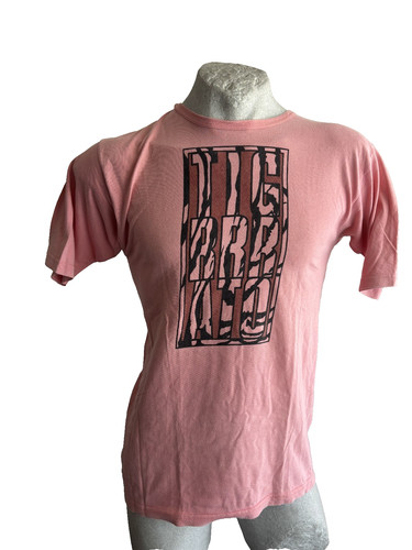 Krizia, POI BY KRIZIA - Vintage 90s T-Shirt - Pink TIGRRATO TOP - Cotton - Size L