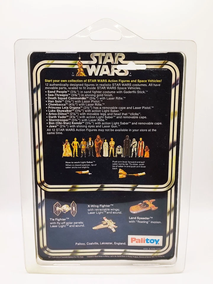 1977 PALITOY STAR WARS 12 BACK-A - CHEWBACCA - ALL ORIGINAL & CASED UNCUT CARD - Image 2 of 4