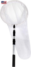 Insect and Butterfly Net with 12" Ring, 24" Net Depth, Handle Extends to 36 Inch
