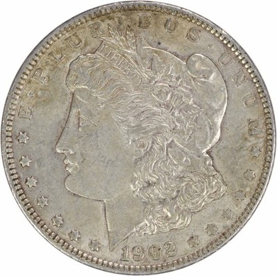 1902 Morgan Silver Dollar AU Slider Uncertified #236