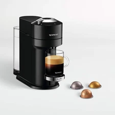 Nespresso Vertuo Next Coffee and Espresso Maker by De'Longhi, Black Chrome