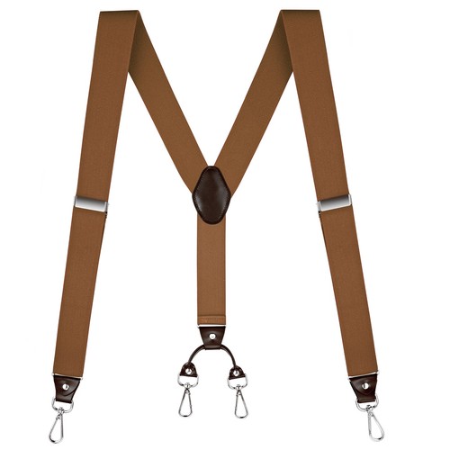 Buyless Fashion Suspenders Men - 48" Elastic Adjustable Straps 1 1/4" - Y Back - Picture 71 of 91