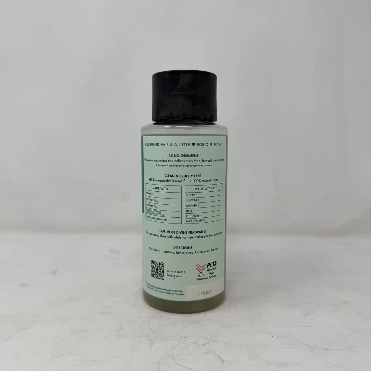 4-Pack Love Beauty & Planet Vegan Shampoo, Coconut Milk & White Jasmine, 13.5oz