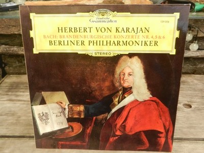 Deutsche Grammophon 139 006 Bach Brandenburg Concertos 4, 5, & 6 Karajan UK NM 
