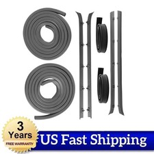 8pcs Complete Door Window Weatherstrip Seals Kit For Chevy For Gmc C10k10 81-91 8pcs Complete Door Window Weatherstrip Seals Kit For Chevy For Gmc C10k10 81-91
