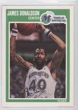 1989-90 Fleer James Donaldson #34 0c4