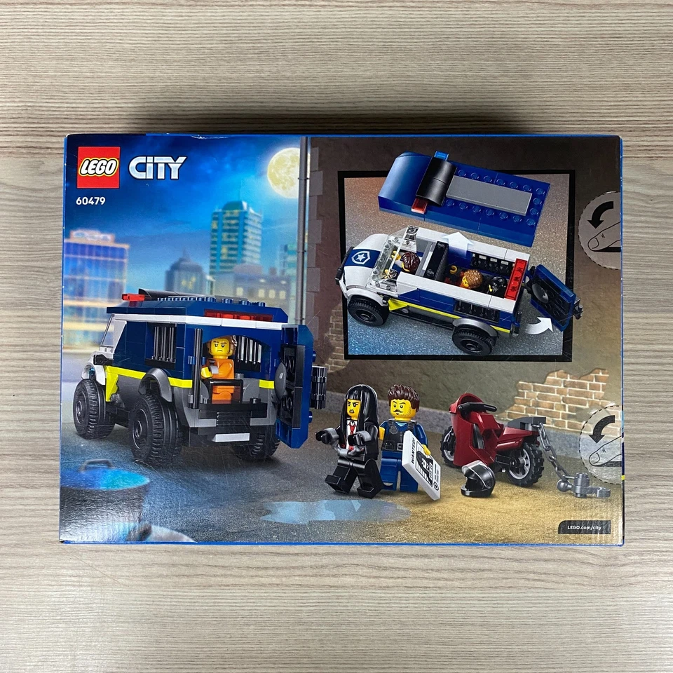 LEGO CITY Polizei Gefangenentransport Transporter Set 60479 198 Teile - Bild 3 von 4