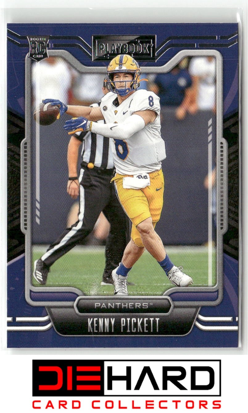 2022 Panini Chronicles Draft Picks #1 Kenny Pickett Playbook Pittsburgh Panthers