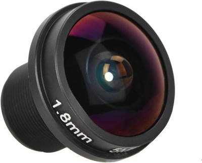 1.8mm Fisheye Lens Thread 180° Wide Angle CCTV Camera Lens, 5MP HD for Survei...
