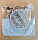 2001 $1 American Silver Eagle  .999 Fine Silver 1 oz Uncirculated- Littleton