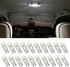 30 PCS 194 LED Bulb, 6000K White 168 2825 W5W T10 Wedge COB LED R Color: White