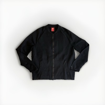 Nike Sportswear Tech Pack Knit Jacket Full Zip Black 832178-010 Men s Large