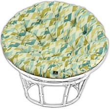 Sitzkissen Papasan Rattan Kissen Auflage für Hängesessel Hängeei Schaukel 110 cm