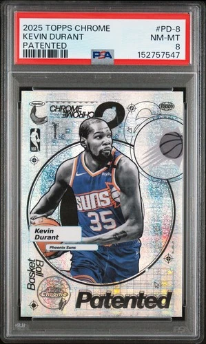 2025 Topps Chrome Kevin Durant Base (RAW)