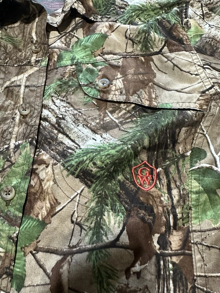 Game Winner Ladies Size Medium Camo Polyester Short Sleeve Shirt Realtree Xtra - Image 2 of 4