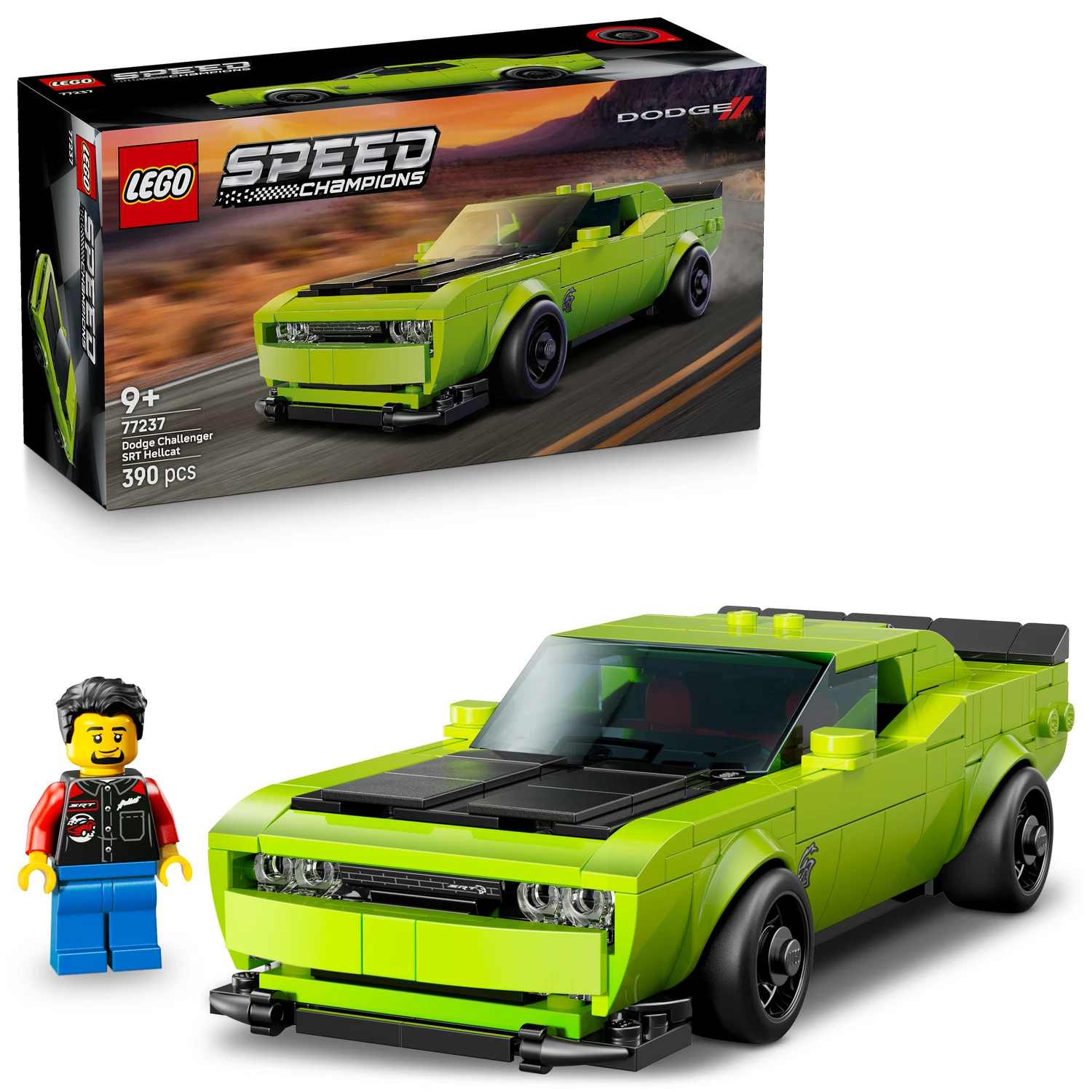 LEGO Speed Champions Dodge Challenger SRT Hellcat Sports Car (77237)