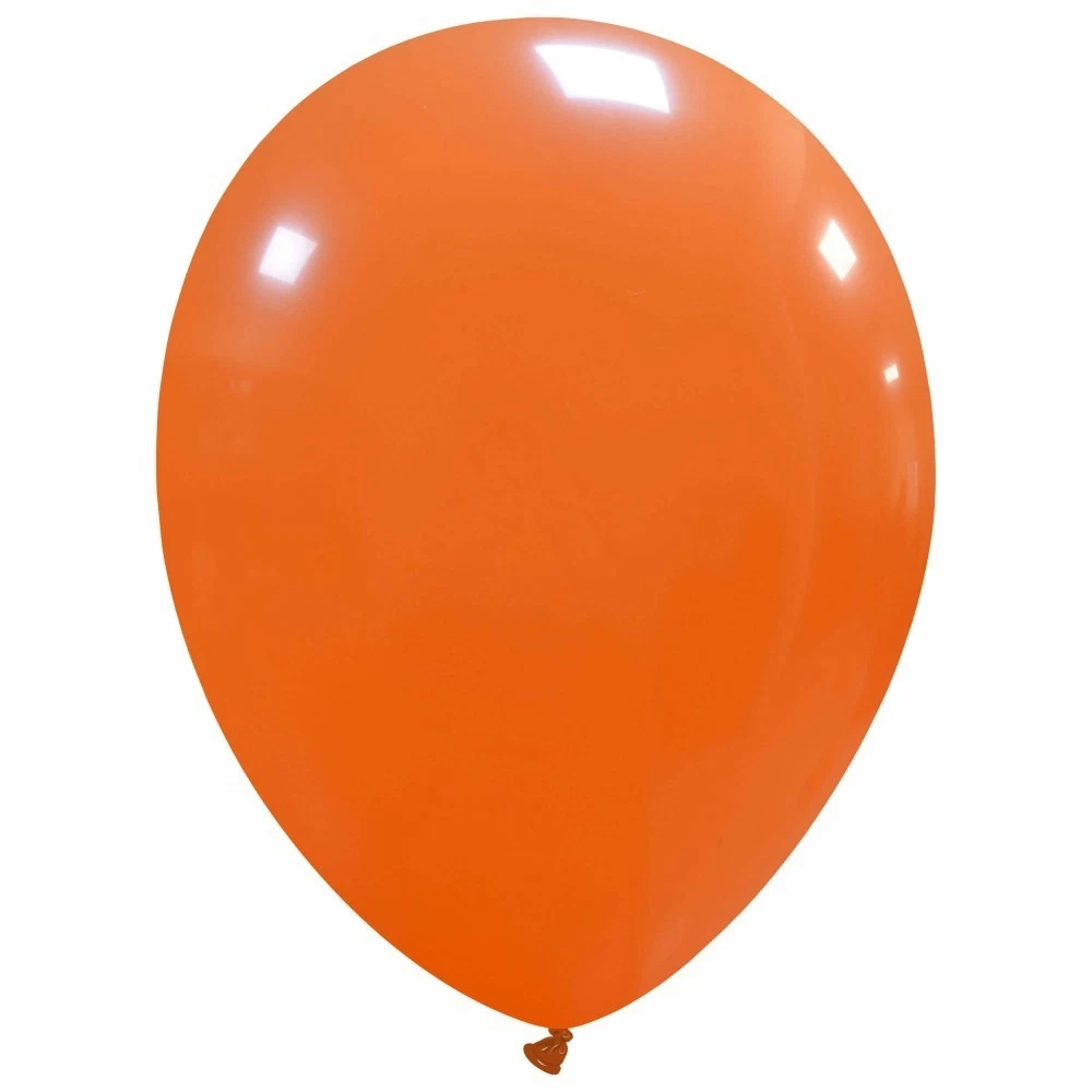 Palloncini Per Compleanno 'Happy Birthday' 40,6 Cm – 13 Pezzi In Lamina Arancione Con Cannuccia E Corda - 6