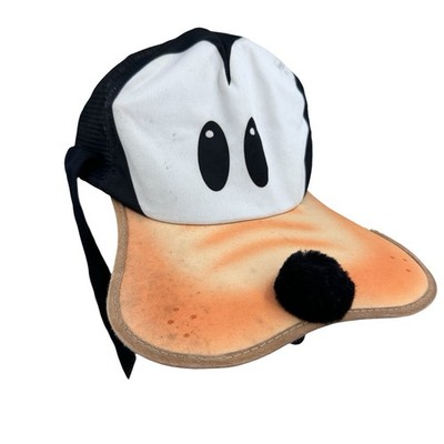 DISNEY Vintage Childs Goofy Hat Snapback Trucker USA Disney World Land