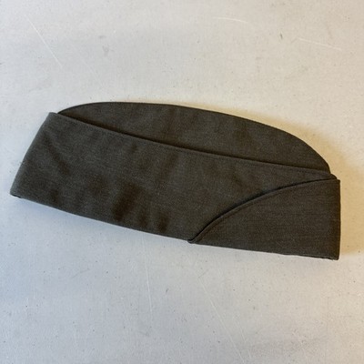 USMC Garrison Cap Size 6 7/8 Hat - Poly/Wool Gabardine MC Green