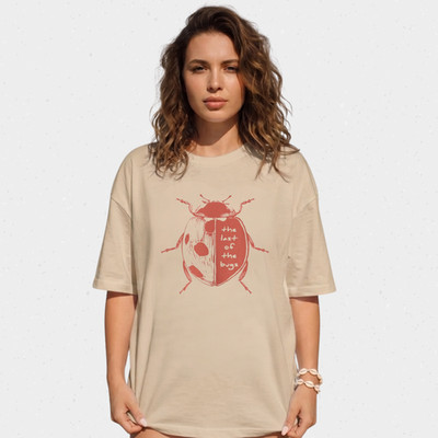 The Last Of The Bugs Ladybug T-Shirt Women's Tee Love Insect Bugs Cute T-Shirt