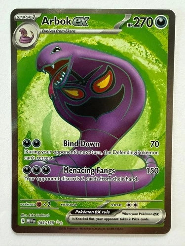 Arbok ex Holo Ultra Rare SV: Scarlet & Violet 151 185/165 NM
