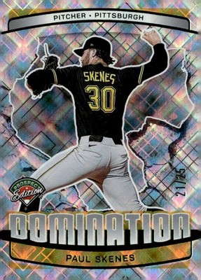 2025 Panini Prospect Edition Domination Green Diamonds #10 Paul Skenes /25