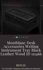 Montblanc Meisterstück   Letter Opener and Single/Double Pen Tray- Made In Italy — photo 3